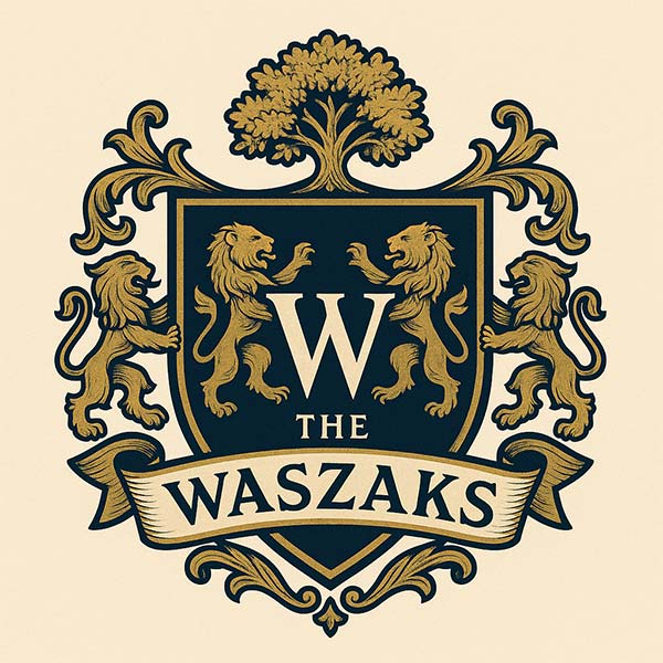 The Waszaks Family Crest Logo